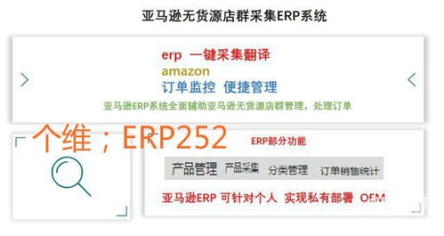 亚马逊无货采集软件跨境ERP翻译系统定制贴牌独立部